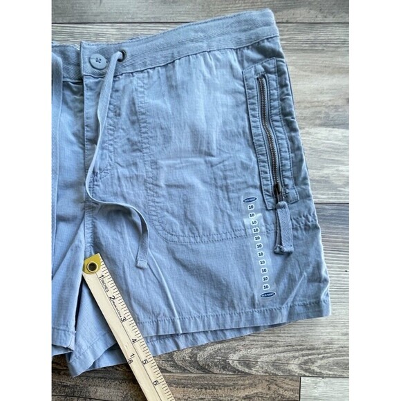 NWT Old Navy Every Day Shorts Women's Size 10 Blue Chino 4" in Zip Slash Pockets - Picture 4 of 5